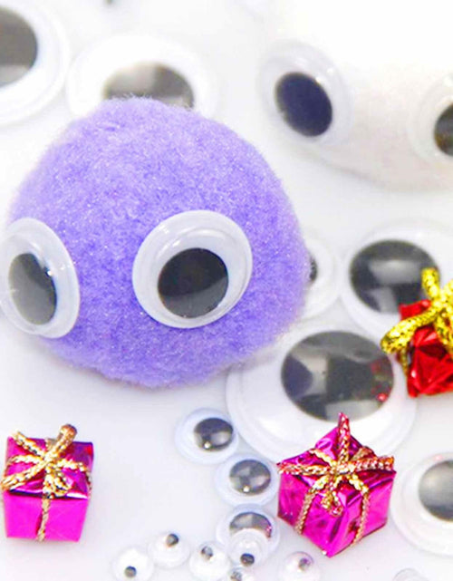 Load image into Gallery viewer, humyeam 1000pcs 8mm White Self-Adhesive Googly Wiggle Eyes for Crafts
