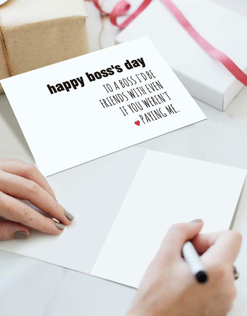 Load image into Gallery viewer, Ogeby Funny Boss’s Day Card for Men &amp; Women | Cute Appreciation Gift
