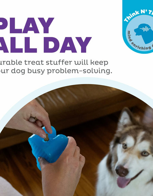 Load image into Gallery viewer, Outward Hound Gummiez Bear Dog Toy &amp; Treat Stuffer 4.7" Blue Raspberry
