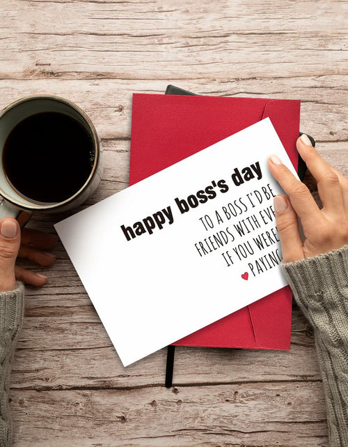 Load image into Gallery viewer, Ogeby Funny Boss’s Day Card for Men &amp; Women | Cute Appreciation Gift

