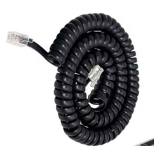 Load image into Gallery viewer, Ubramac RJ9 4P4C Telephone Handset Cord Coiled Wire 20 Pack 8ft/1.4ft
