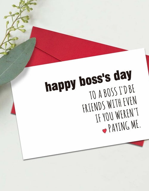 Load image into Gallery viewer, Ogeby Funny Boss’s Day Card for Men &amp; Women | Cute Appreciation Gift
