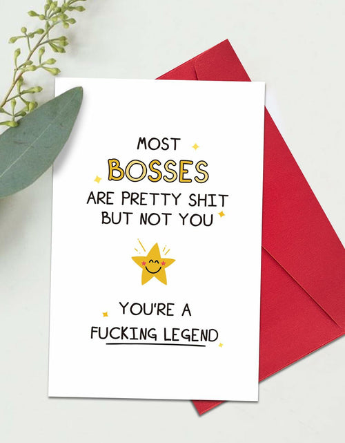 Load image into Gallery viewer, Ogeby Funny Boss Day Card for Him &amp; Her | Humorous Appreciation Gift
