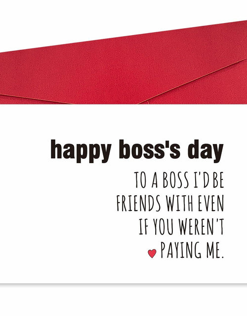 Load image into Gallery viewer, Ogeby Funny Boss’s Day Card for Men &amp; Women | Cute Appreciation Gift
