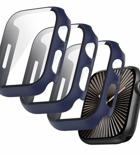 T Tersely 3 Pack Case for Apple Watch Series 11/10 46mm w HD Screen Blue