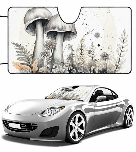 Butterfly Flower Car Windshield Sunshade UV Protector 55x30 Aesthetic
