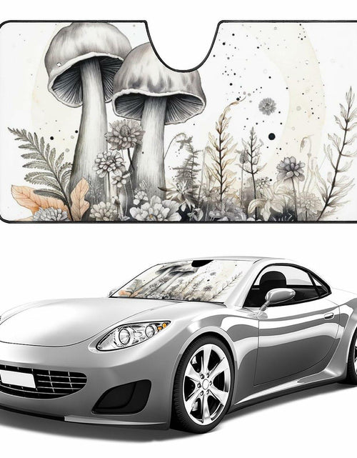 Load image into Gallery viewer, Butterfly Flower Car Windshield Sunshade UV Protector 55x30 Aesthetic
