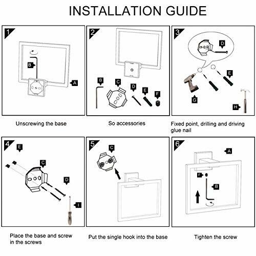 Load image into Gallery viewer, BEIGEEWY Stainless Steel Towel Ring – Wall Mount, Black, Heavy Duty
