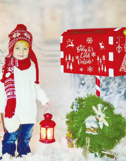 Load image into Gallery viewer, Christmas Craft Stencil Reusable Holiday Winter Painting Wood Glass
