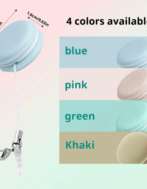 Load image into Gallery viewer, Macaron Phone Screen Cleaner 4PCS Mobile Screen Cleaning Ball Wipe Pendant
