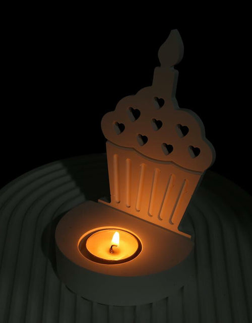 Load image into Gallery viewer, DIY Heart Cake Tea Light Candle Holder Silicone Mold for Resin Craft
