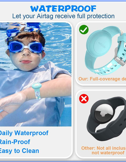 Load image into Gallery viewer, Kids AirTag Bracelet Waterproof Silicone Hidden Tracker Band Sheep Strawberry
