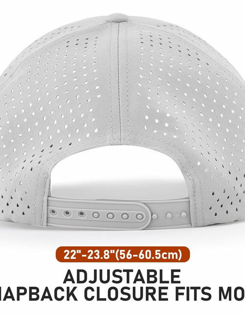 Load image into Gallery viewer, Falidem 5-Panel Trucker Hat Quick Dry Laser Cut Mesh Snapback Baseball Cap
