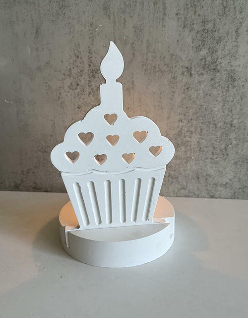 Load image into Gallery viewer, DIY Heart Cake Tea Light Candle Holder Silicone Mold for Resin Craft
