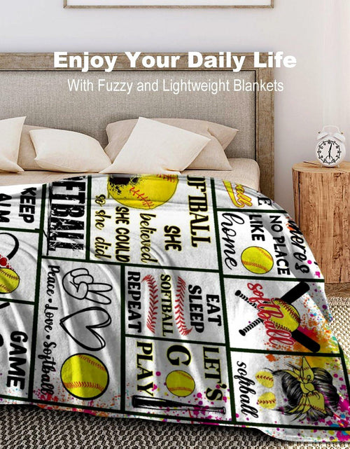 Load image into Gallery viewer, Soccer Blanket Ultra Soft Flannel Throw 80"x60" Bed Couch Sofa All Seasons
