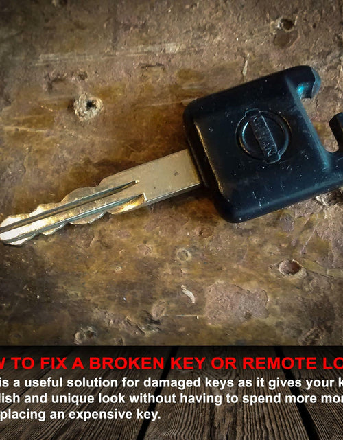 Load image into Gallery viewer, KARENSKEYS Handmade Leather Car Key Cover Sleeve with Keychain Loop
