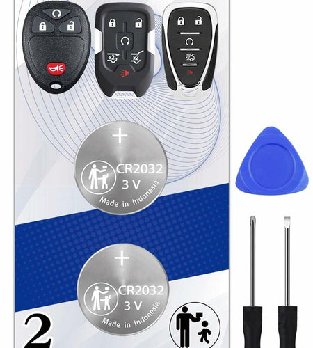 Chevy & GMC Key Fob Battery Replacement for Silverado, Equinox, Malibu, Tahoe