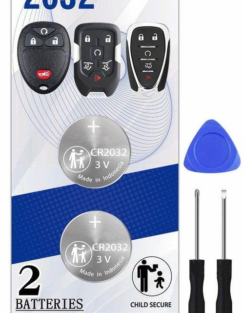 Load image into Gallery viewer, Chevy &amp; GMC Key Fob Battery Replacement for Silverado, Equinox, Malibu, Tahoe
