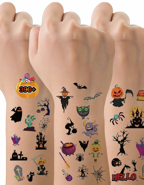Load image into Gallery viewer, Halloween Temporary Tattoos for Kids 30 Sheets Party Favors
