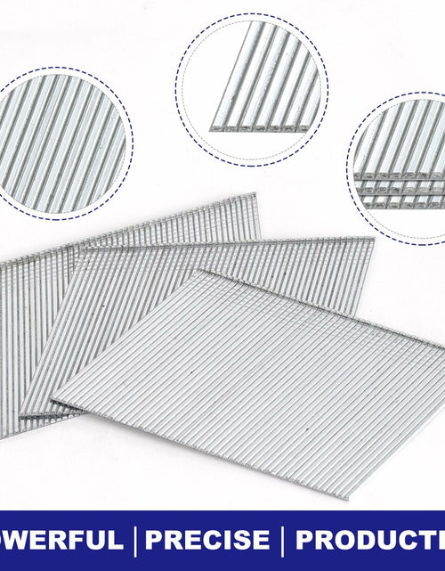 Load image into Gallery viewer, HW HAMWOO 16 Gauge Angled Finish Nails 20° Galvanized Assorted 900 Pack
