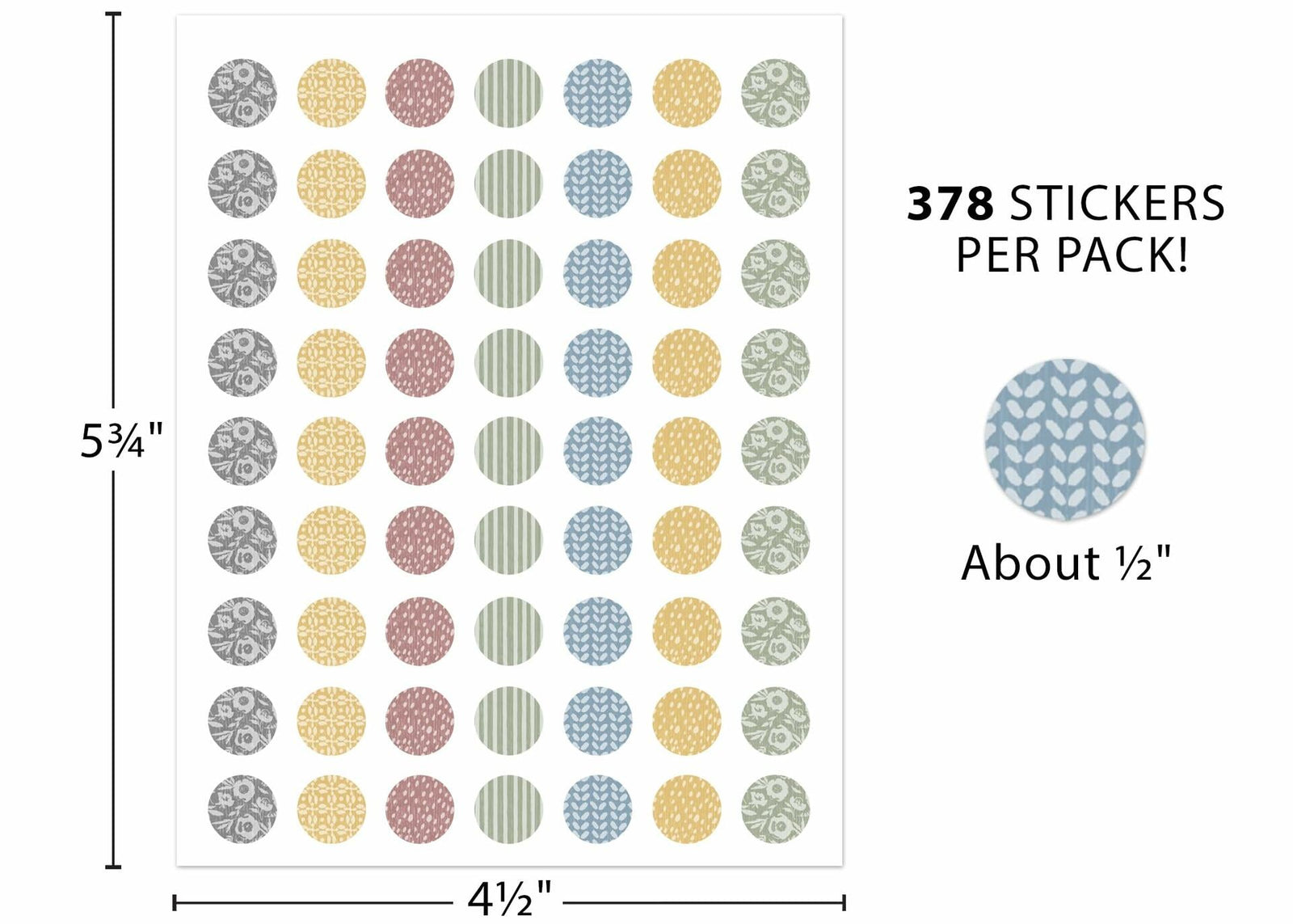 Teacher Created Resources Classroom Cottage Mini Stickers (TCR7188)