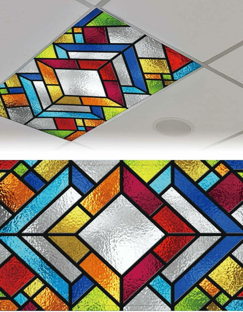 Load image into Gallery viewer, 2PCS Fluorescent Light Covers – Anti-Glare Decorative Ceiling Panels
