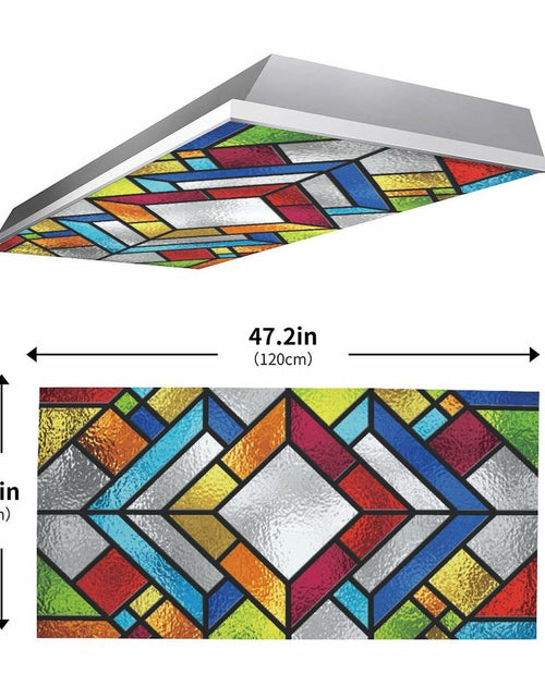Load image into Gallery viewer, 2PCS Fluorescent Light Covers – Anti-Glare Decorative Ceiling Panels

