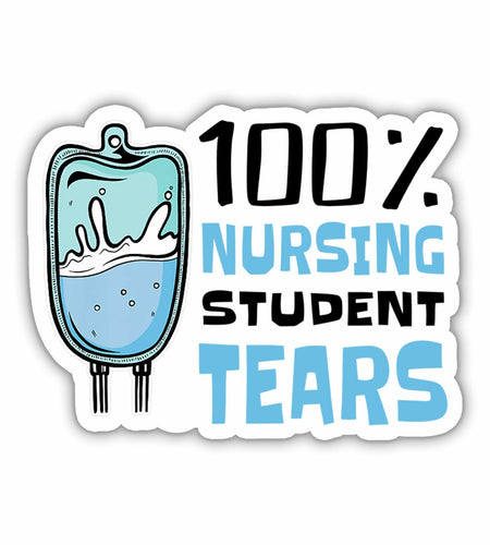 3Pcs Nursing Student Stickers Nurse Medical Vinyl Waterproof Decals 2in