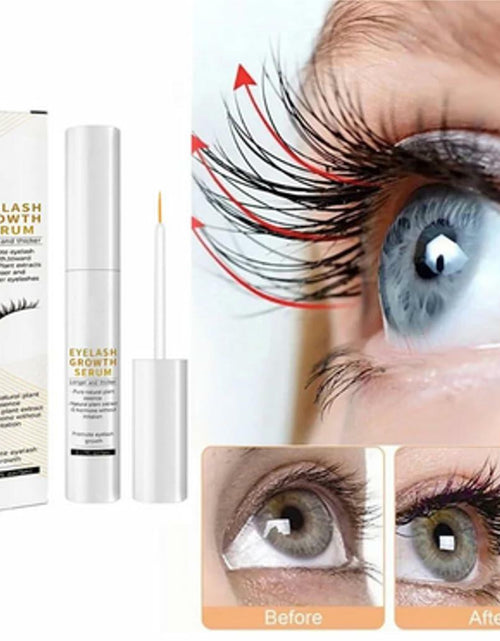 Load image into Gallery viewer, Eyelash Growth Serum for Longer, Fuller and Thicker Eyelashes black
