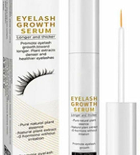 Eyelash Growth Serum for Longer, Fuller and Thicker Eyelashes black