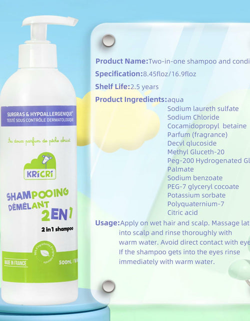 Load image into Gallery viewer, Kids 2-in-1 Shampoo &amp; Conditioner Tear-Free Plant-Based Haircare 16.9oz
