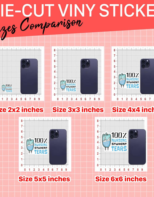 Load image into Gallery viewer, 3Pcs Nursing Student Stickers Nurse Medical Vinyl Waterproof Decals 2in
