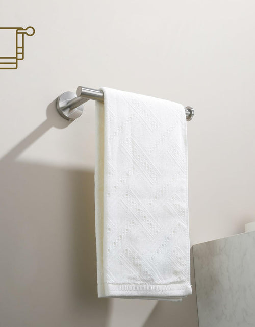 Load image into Gallery viewer, TASTOS Hand Towel Holder Brushed Gold Stainless Steel Wall Mounted 9in
