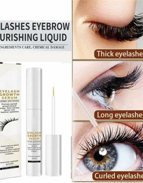 Load image into Gallery viewer, Eyelash Growth Serum for Longer, Fuller and Thicker Eyelashes black
