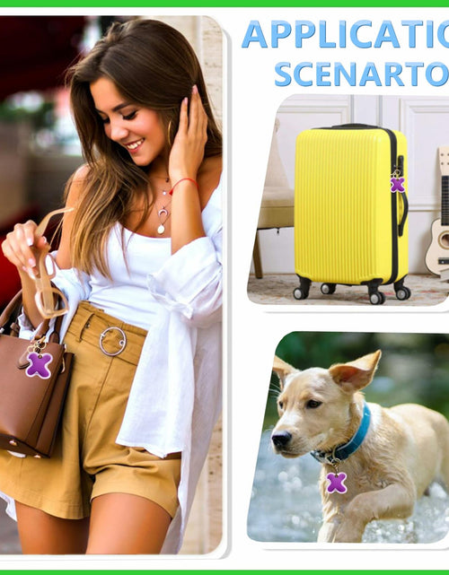 Load image into Gallery viewer, AirTag Leather Keychain Holder Case – Protective Apple Tracker Keyring
