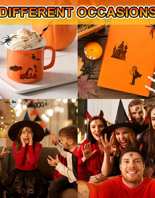 Load image into Gallery viewer, Halloween Temporary Tattoos for Kids 30 Sheets Party Favors
