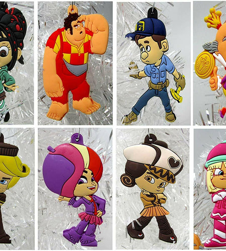 Wreck-It Ralph Holiday Ornaments Vanellope Ralph Felix King Candy