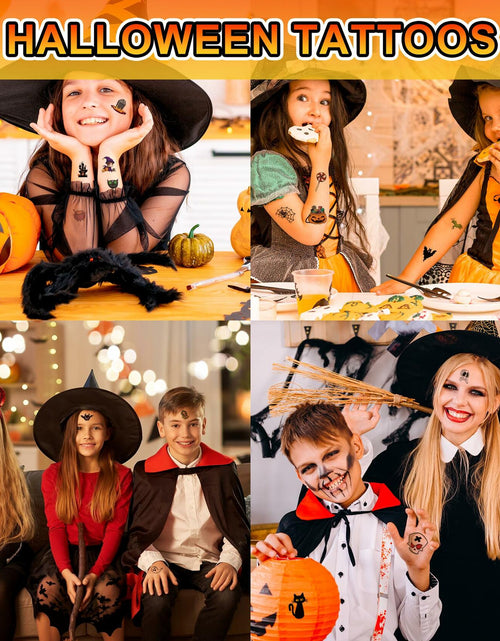 Load image into Gallery viewer, Halloween Temporary Tattoos for Kids 30 Sheets Party Favors
