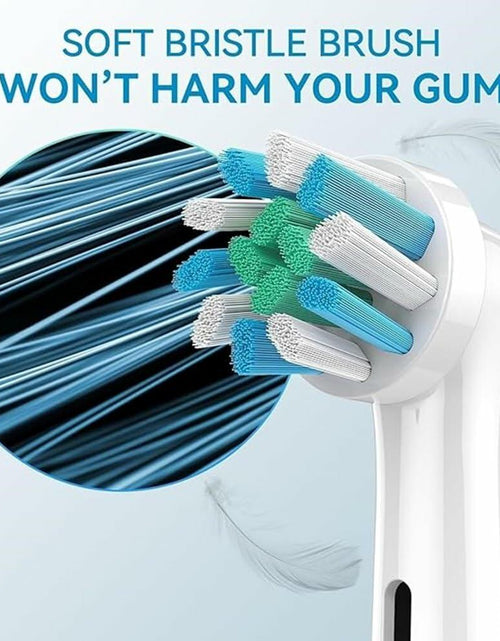 Load image into Gallery viewer, Toothbrush Replacement Heads 8-Pack Plaque Blast Twisted Bristle Oral B
