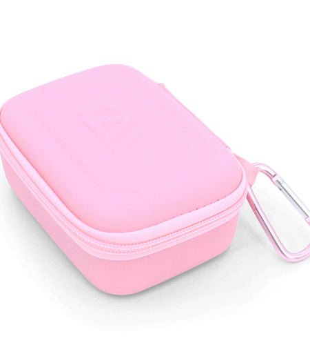 CASEMATIX Travel Case for Zoleo Satellite Communicator Hard Shell Pink