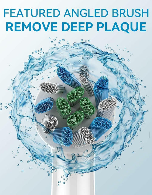 Load image into Gallery viewer, Toothbrush Replacement Heads 8-Pack Plaque Blast Twisted Bristle Oral B
