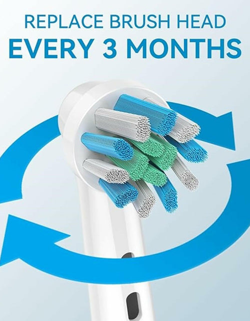 Load image into Gallery viewer, Toothbrush Replacement Heads 8-Pack Plaque Blast Twisted Bristle Oral B
