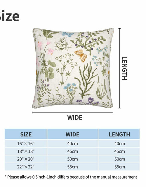 Load image into Gallery viewer, Yaemikoo 2PCS 18x18in Spring Sage Green Floral Pillow Covers Throw Pillow Cases
