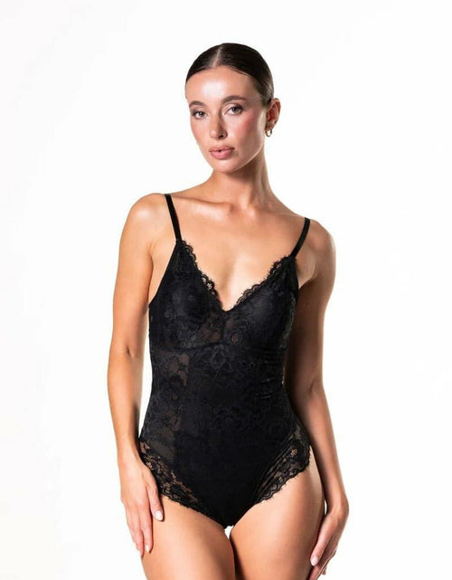 Load image into Gallery viewer, HeyShape Shapewear Laced Bodysuit - Black XL
