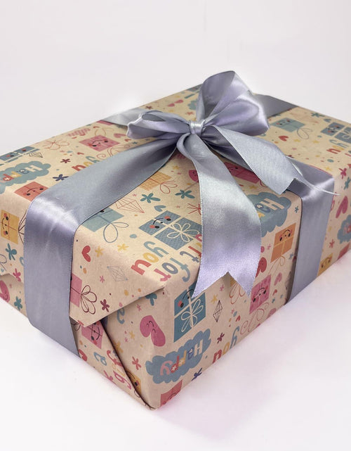 Load image into Gallery viewer, MEYIART 25 Yards 1.5" Silver Gray Satin Ribbon Wedding Gift Wrap Bows
