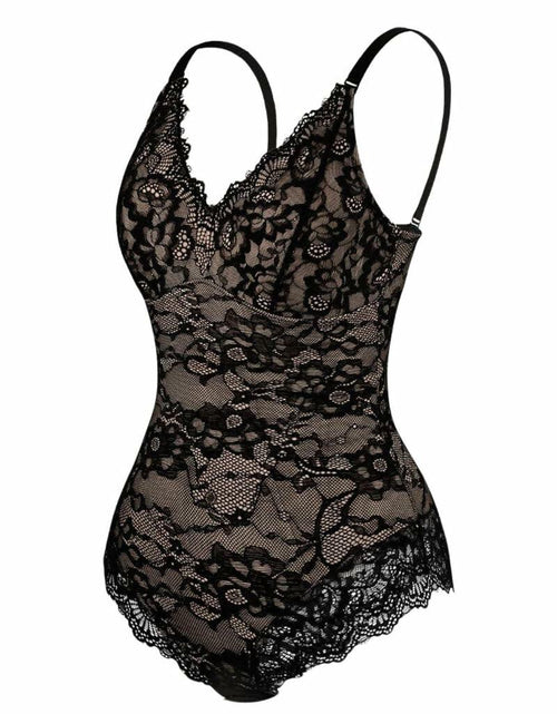 Load image into Gallery viewer, HeyShape Shapewear Laced Bodysuit - Black XL
