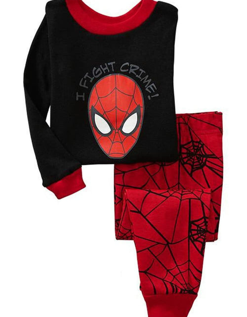 Load image into Gallery viewer, youenyou Toddler Boys Rocket Dinosaur Pajamas Long Sleeve Cotton Sleepwear
