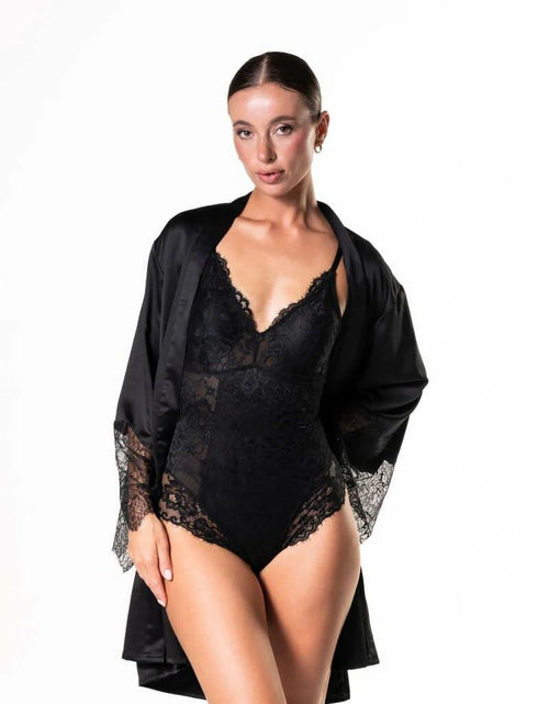 Load image into Gallery viewer, HeyShape Shapewear Laced Bodysuit - Black XL
