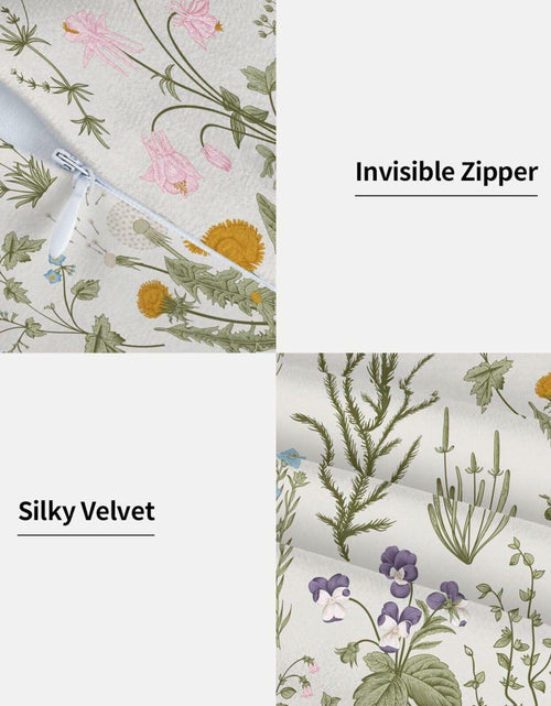 Load image into Gallery viewer, Yaemikoo 2PCS 18x18in Spring Sage Green Floral Pillow Covers Throw Pillow Cases
