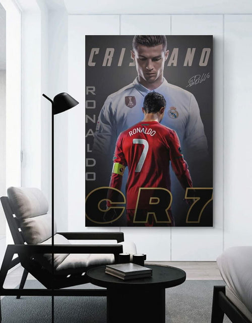 Load image into Gallery viewer, fhzang Cristiano Ronaldo Poster 3 Canvas Poster Unframed: 16x24 inches (40x60cm)
